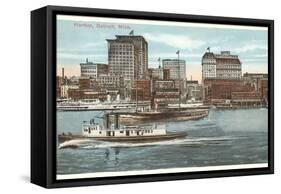 Harbor, Detroit, Michigan-null-Framed Stretched Canvas