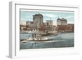 Harbor, Detroit, Michigan-null-Framed Art Print