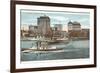 Harbor, Detroit, Michigan-null-Framed Premium Giclee Print