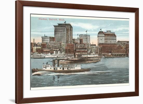 Harbor, Detroit, Michigan-null-Framed Premium Giclee Print