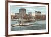 Harbor, Detroit, Michigan-null-Framed Premium Giclee Print