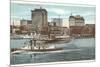 Harbor, Detroit, Michigan-null-Mounted Premium Giclee Print