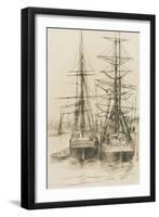 Harbor Duo-Wild Apple Portfolio-Framed Art Print