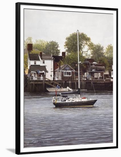Harbor Edge-David Knowlton-Framed Premium Giclee Print