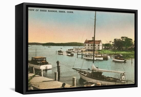 Harbor, Essex, Connecticut-null-Framed Stretched Canvas