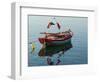 Harbor Fishing Boat, Lesvos, Mytilini, Aegean Islands, Greece-Walter Bibikow-Framed Photographic Print