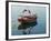 Harbor Fishing Boat, Lesvos, Mytilini, Aegean Islands, Greece-Walter Bibikow-Framed Photographic Print