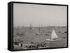 Harbor from Crocker Park, Marblehead, Mass.-null-Framed Stretched Canvas