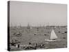 Harbor from Crocker Park, Marblehead, Mass.-null-Stretched Canvas
