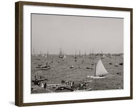 Harbor from Crocker Park, Marblehead, Mass.-null-Framed Photo