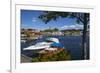 Harbor in Idyllic Grimstad, Sorlandet, Aust-Agder, Norway, Scandinavia, Europe-Doug Pearson-Framed Photographic Print