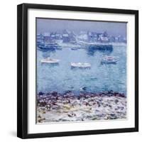 Harbor in Winter-Charles Kaelin-Framed Giclee Print