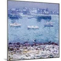 Harbor in Winter-Charles Kaelin-Mounted Giclee Print