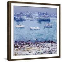 Harbor in Winter-Charles Kaelin-Framed Giclee Print