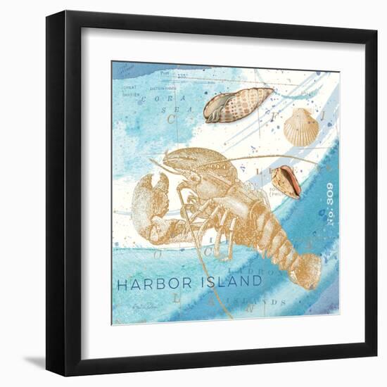 Harbor Island Lobster-Julie Paton-Framed Art Print