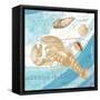 Harbor Island Lobster-Julie Paton-Framed Stretched Canvas