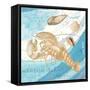 Harbor Island Lobster-Julie Paton-Framed Stretched Canvas