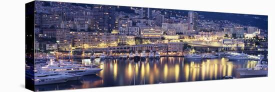 Harbor Monte Carlo Monaco-null-Stretched Canvas