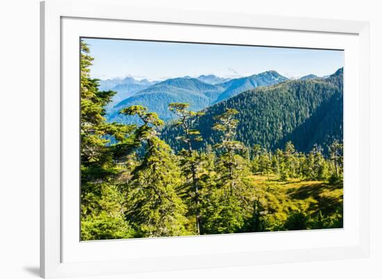 Harbor Mountain, Baranof Island, Alexander Archipelago, Southeast Alaska, USA-Mark A Johnson-Framed Photographic Print