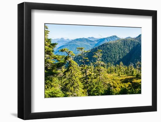 Harbor Mountain, Baranof Island, Alexander Archipelago, Southeast Alaska, USA-Mark A Johnson-Framed Photographic Print