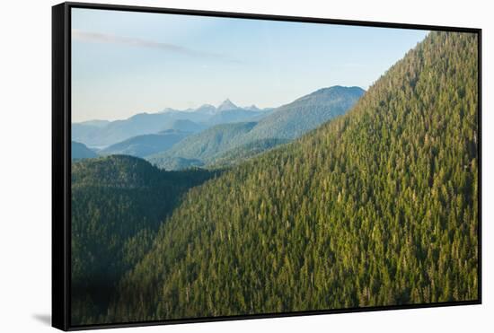 Harbor Mountain, Baranof Island, Alexander Archipelago, Southeast Alaska, USA-Mark A Johnson-Framed Stretched Canvas