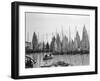 Harbor of Chinese Boats-null-Framed Photographic Print