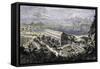 Harbor of Hong Kong. 1858-null-Framed Stretched Canvas