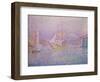 Harbor of Marseille-Paul Signac-Framed Premium Giclee Print
