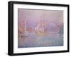 Harbor of Marseille-Paul Signac-Framed Giclee Print