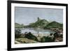 Harbor of Rio De Janeiro, Brazil, 1870s-null-Framed Giclee Print