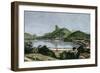 Harbor of Rio De Janeiro, Brazil, 1870s-null-Framed Giclee Print