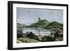 Harbor of Rio De Janeiro, Brazil, 1870s-null-Framed Giclee Print