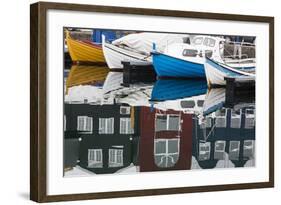 Harbor of Torshavn, Streymoy, Faroe Islands, Denmark, Europe-Michael Nolan-Framed Photographic Print