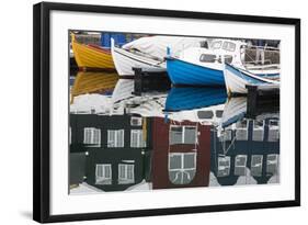 Harbor of Torshavn, Streymoy, Faroe Islands, Denmark, Europe-Michael Nolan-Framed Photographic Print