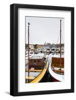 Harbor of Torshavn, Streymoy, Faroe Islands, Denmark, Europe-Michael Nolan-Framed Photographic Print