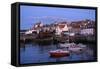 Harbor on Fife Coast-Vittoriano Rastelli-Framed Stretched Canvas