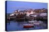 Harbor on Fife Coast-Vittoriano Rastelli-Stretched Canvas