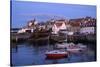 Harbor on Fife Coast-Vittoriano Rastelli-Stretched Canvas