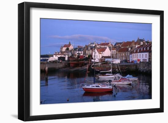 Harbor on Fife Coast-Vittoriano Rastelli-Framed Photographic Print