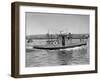 Harbor Patrol Boat Photograph - Seattle, WA-Lantern Press-Framed Art Print