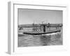 Harbor Patrol Boat Photograph - Seattle, WA-Lantern Press-Framed Art Print
