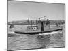 Harbor Patrol Boat Photograph - Seattle, WA-Lantern Press-Mounted Art Print