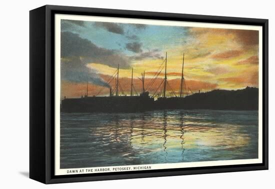 Harbor, Petoskey, Michigan-null-Framed Stretched Canvas