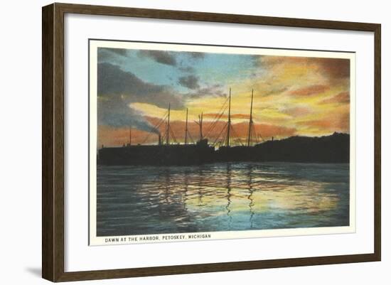 Harbor, Petoskey, Michigan-null-Framed Art Print