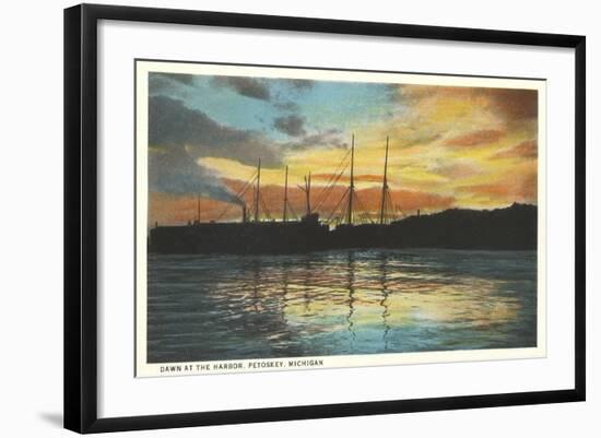 Harbor, Petoskey, Michigan-null-Framed Art Print