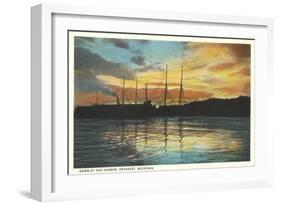 Harbor, Petoskey, Michigan-null-Framed Art Print