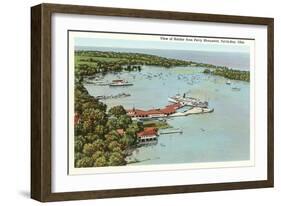 Harbor, Put-in-Bay, Ohio-null-Framed Art Print