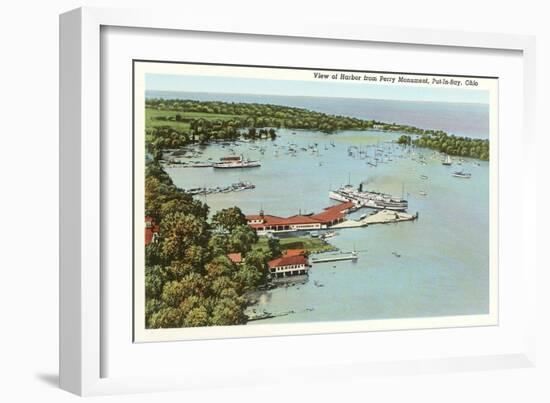 Harbor, Put-in-Bay, Ohio-null-Framed Art Print