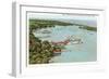 Harbor, Put-in-Bay, Ohio-null-Framed Art Print