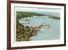 Harbor, Put-in-Bay, Ohio-null-Framed Art Print